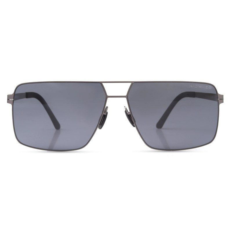 Starion Grey Medium Full Rim Rectangle Sunglasses for Men — Hashtag Eyewears