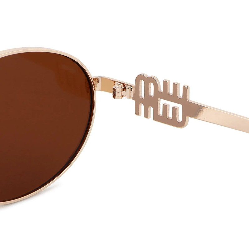 Stralium | Brown Large Full Rim Oval Sunglasses for Women [UV-protected]