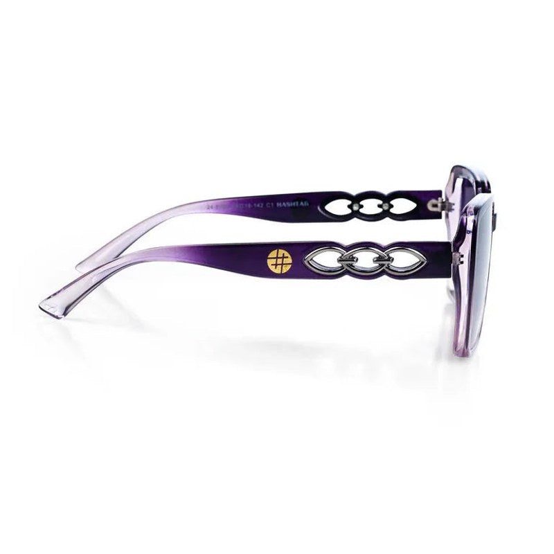 Summit Gradient Purple Large Full Rim Square Sunglasses for Women — Hashtag Eyewears