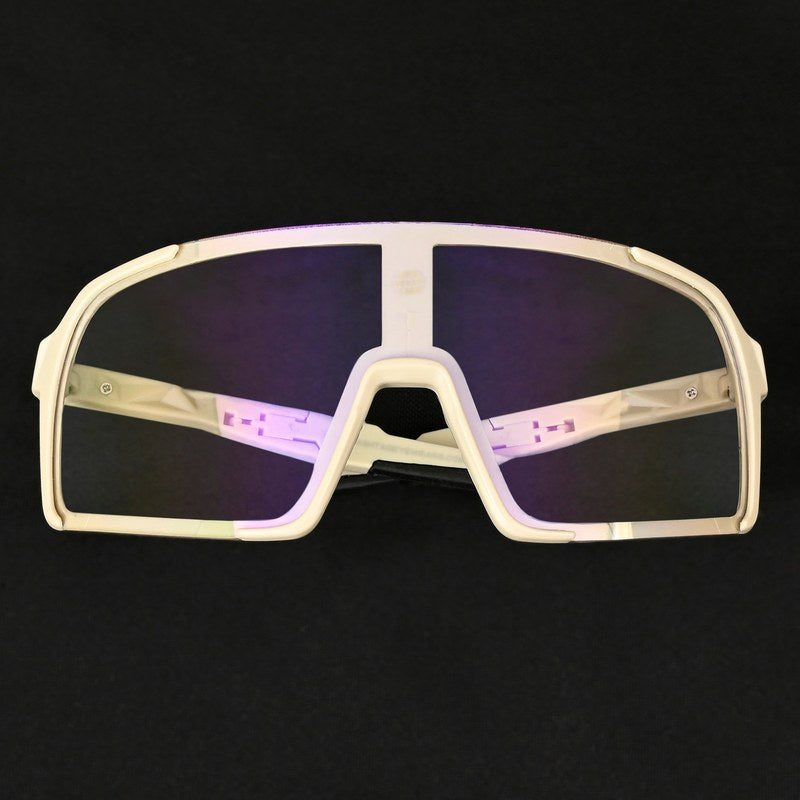 Swift Cream Large Full Rim Visor Sports Sunglasses for Men & Women — Hashtag Eyewears