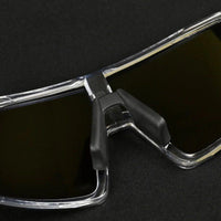 Swift Transparent Large Full Rim Visor Sports Sunglasses for Men & Women — Hashtag Eyewears
