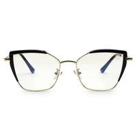 Swit Black & Golden Large Full Rim Cateye Sunglasses for Women — Hashtag Eyewears