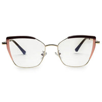 Swit Brown, Pink & Golden Large Full Rim Cateye Sunglasses for Women — Hashtag Eyewears