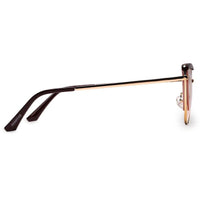Swit Brown, Pink & Golden Large Full Rim Cateye Sunglasses for Women — Hashtag Eyewears