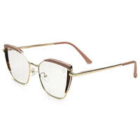 Swit Pink, Hawana & Golden Large Full Rim Cateye Sunglasses for Women — Hashtag Eyewears