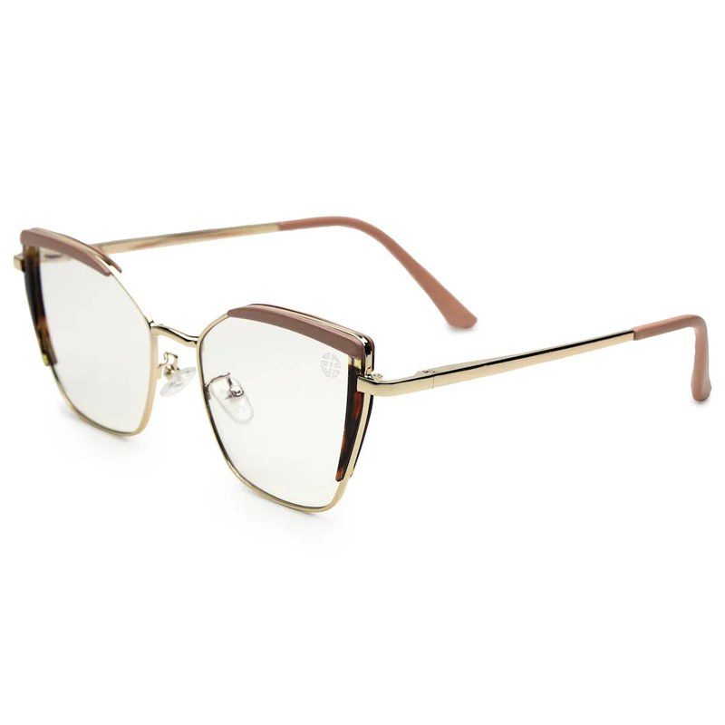 Swit Pink, Hawana & Golden Large Full Rim Cateye Sunglasses for Women — Hashtag Eyewears