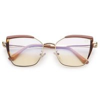 Swit Pink, Hawana & Golden Large Full Rim Cateye Sunglasses for Women — Hashtag Eyewears