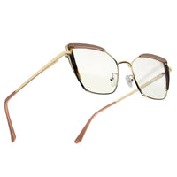 Swit Pink, Hawana & Golden Large Full Rim Cateye Sunglasses for Women — Hashtag Eyewears