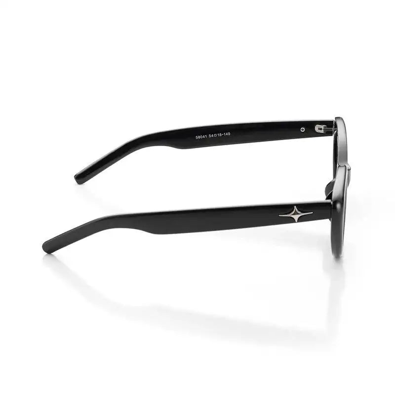 Syra | Black Medium Full Rim Cat-Eye Sunglasses for Women [UV-protected] HASHTAG X WHITECHERRY