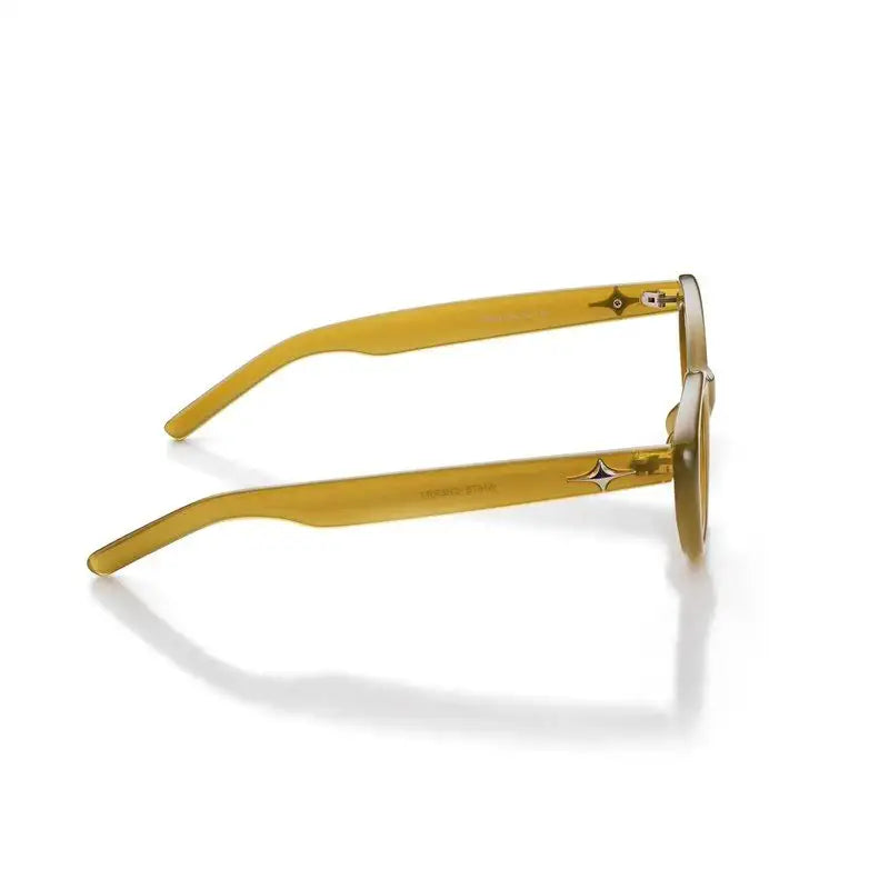 Syra | Transparent-Green Medium Full Rim Cat-Eye Sunglasses for Women [UV-protected] HASHTAG X WHITECHERRY