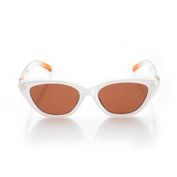 Syra Transparent-White Medium Full Rim Cat-Eye Sunglasses for Women HASHTAG X WHITECHERRY — Hashtag Eyewears