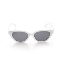 Syra White Medium Full Rim Cat-Eye Sunglasses for Women HASHTAG X WHITECHERRY — Hashtag Eyewears