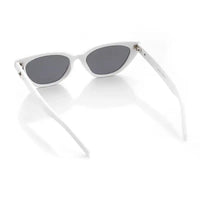 Syra | White Medium Full Rim Cat-Eye Sunglasses for Women [UV-protected] HASHTAG X WHITECHERRY