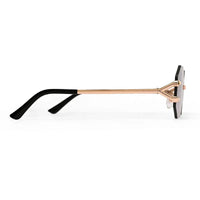 Talon | Gradient Purple Medium Rim Less Octagon Sunglasses for Men & Women [UV-protected]