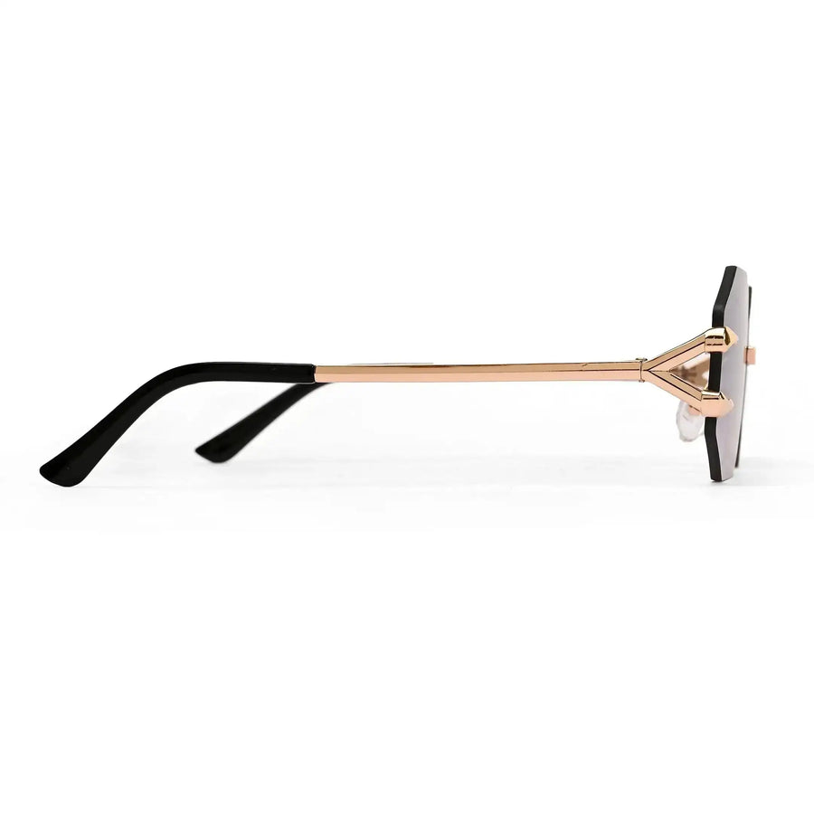 Talon | Gradient Purple Medium Rim Less Octagon Sunglasses for Men & Women [UV-protected]