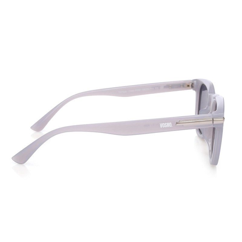Tayra Grey Extra-Large Full Rim Wayfarer Sunglasses for Men & Women HASHTAG X VOSNO — Hashtag Eyewears