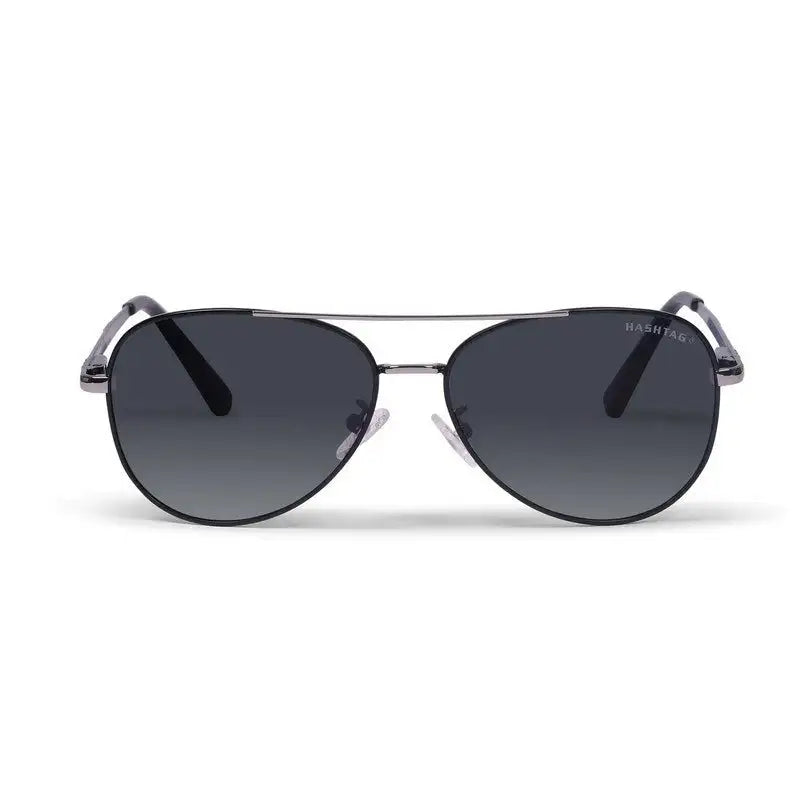 Tessera | Gradient Blue Medium Full Rim Aviator Sunglasses for Men & Women [Polarized]