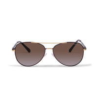 Tessera Gradient Brown Medium Full Rim Aviator Sunglasses for Men & Women — Hashtag Eyewears