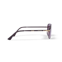 Tessera Gradient Brown Medium Full Rim Aviator Sunglasses for Men & Women — Hashtag Eyewears