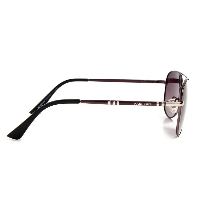 Tessera | Gradient Pink Brown Medium Full Rim Aviator Sunglasses for Men & Women [Polarized]