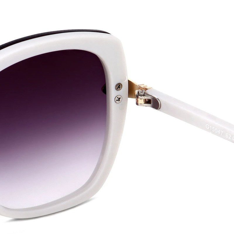 Thalron | Black Large Full Rim Butterfly Sunglasses for Men & Women [UV-protected]