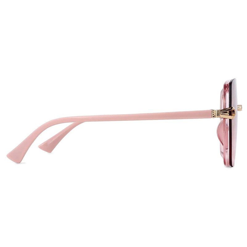 Thalron Gradient Yellow & Pink Large Full Rim Butterfly Sunglasses for Men & Women — Hashtag Eyewears