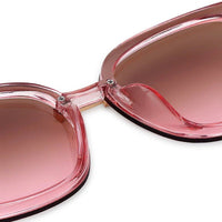 Thalron Gradient Yellow & Pink Large Full Rim Butterfly Sunglasses for Men & Women — Hashtag Eyewears