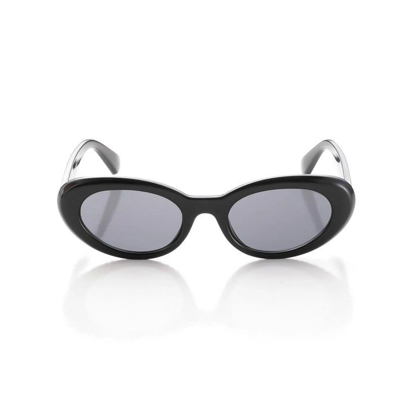Thunderx Black Medium Full Rim Oval Sunglasses for Women HASHTAG X WHITECHERRY — Hashtag Eyewears