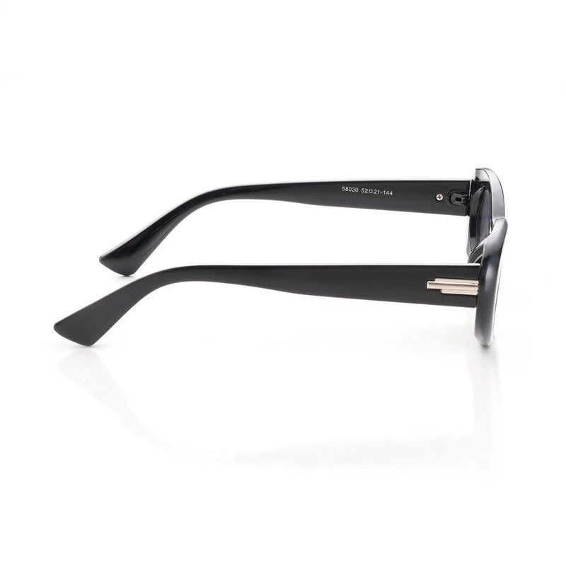 Thunderx Black Medium Full Rim Oval Sunglasses for Women HASHTAG X WHITECHERRY — Hashtag Eyewears