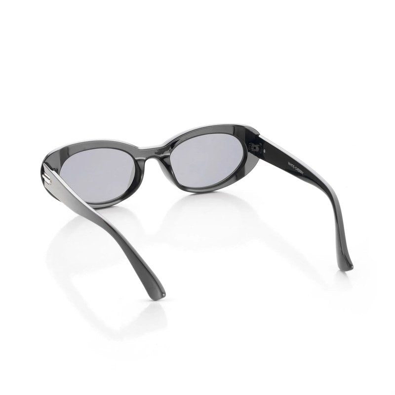 Thunderx Black Medium Full Rim Oval Sunglasses for Women HASHTAG X WHITECHERRY — Hashtag Eyewears