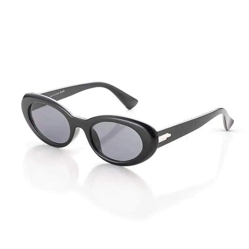 Thunderx | Black Medium Full Rim Oval Sunglasses for Women [UV-protected] HASHTAG X WHITECHERRY