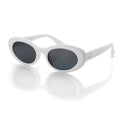 Thunderx | White Medium Full Rim Oval Sunglasses for Women [UV-protected] HASHTAG X WHITECHERRY