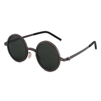 Tint Grey Medium Full Rim Round Sunglasses for Men & Women — Hashtag Eyewears