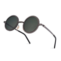 Tint Grey Medium Full Rim Round Sunglasses for Men & Women — Hashtag Eyewears