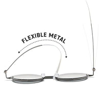 Tint Grey Medium Full Rim Round Sunglasses for Men & Women — Hashtag Eyewears