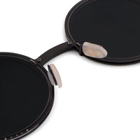 Tint Grey Medium Full Rim Round Sunglasses for Men & Women — Hashtag Eyewears