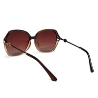Titanis Gradient Brown Large Full Rim Oval Sunglasses for Women — Hashtag Eyewears