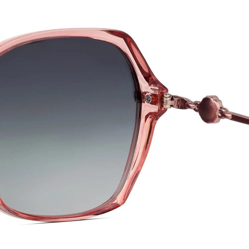 Titanis Pink Large Full Rim Oval Sunglasses for Women — Hashtag Eyewears