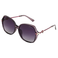 Titanis Purple Large Full Rim Oval Sunglasses for Women — Hashtag Eyewears
