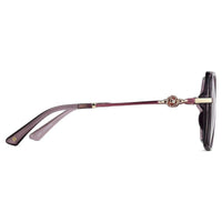 Titanis Purple Large Full Rim Oval Sunglasses for Women — Hashtag Eyewears