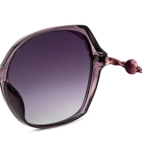 Titanis Purple Large Full Rim Oval Sunglasses for Women — Hashtag Eyewears
