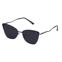 Torion Black Medium Full Rim Cateye Sunglasses for Women — Hashtag Eyewears