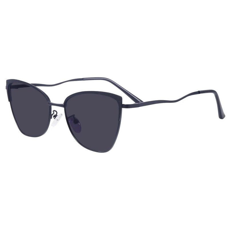 Torion | Black Medium Full Rim Cateye Sunglasses for Women [UV-protected]