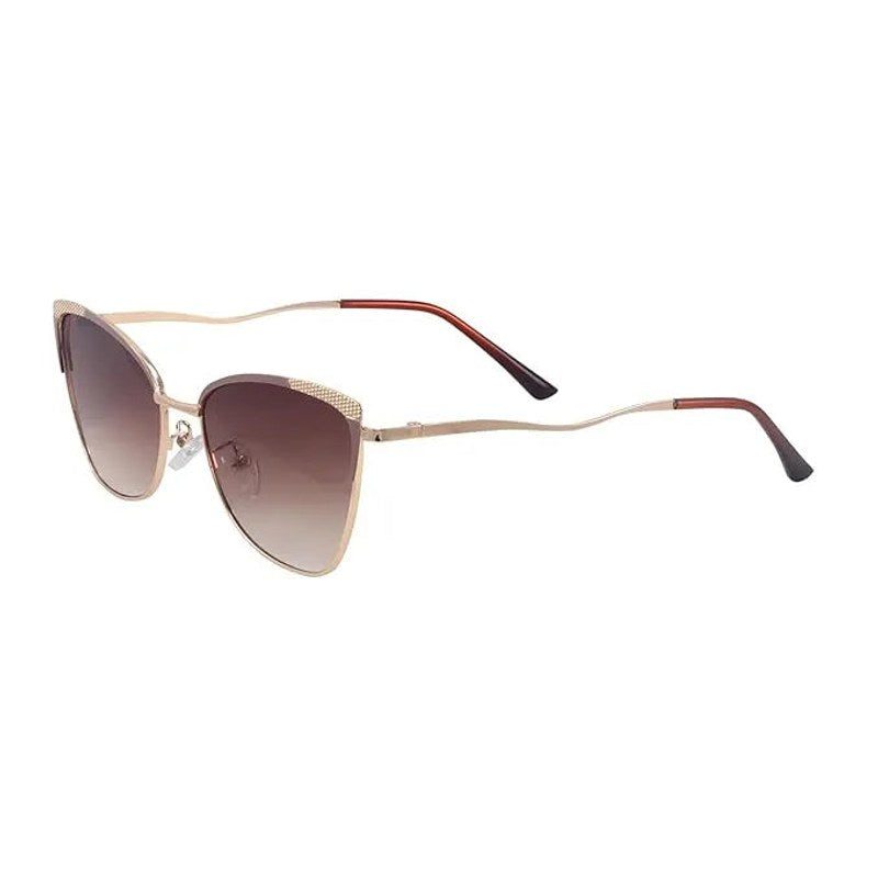 Torion Brown Medium Full Rim Cateye Sunglasses for Women — Hashtag Eyewears