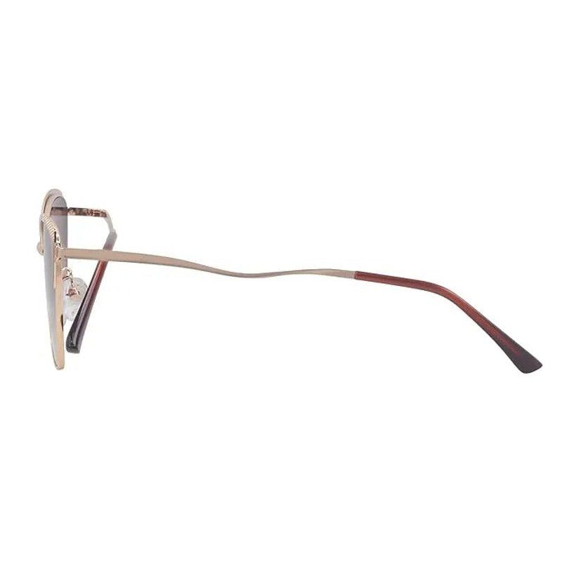 Torion Brown Medium Full Rim Cateye Sunglasses for Women — Hashtag Eyewears