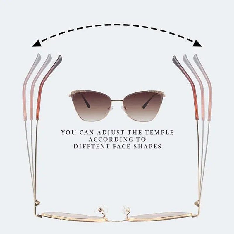 Torion Brown Medium Full Rim Cateye Sunglasses for Women — Hashtag Eyewears