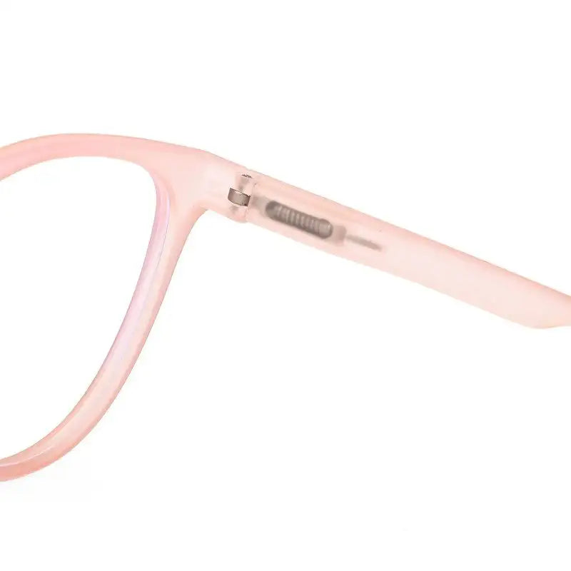 TruBlu | Baby Pink Medium Full Rim CATEYE Computer Glasses for Men & Women [Blue Block]