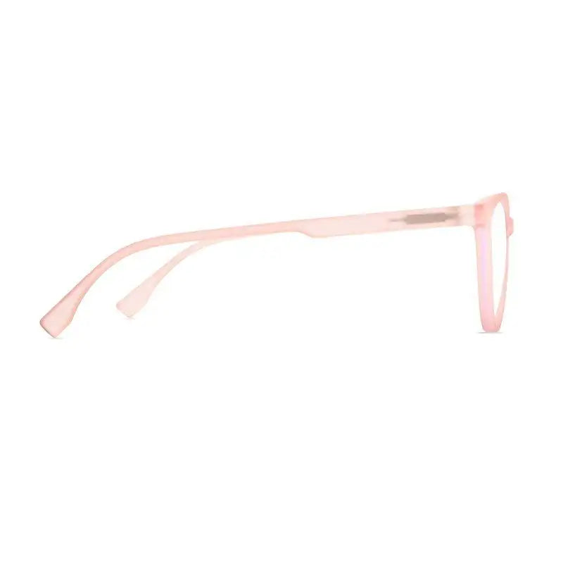 TruBlu | Baby Pink Medium Full Rim CATEYE Computer Glasses for Men & Women [Blue Block]