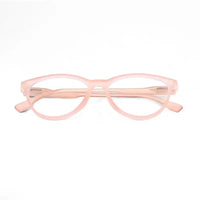 TruBlu | Baby Pink Medium Full Rim CATEYE Computer Glasses for Men & Women [Blue Block]