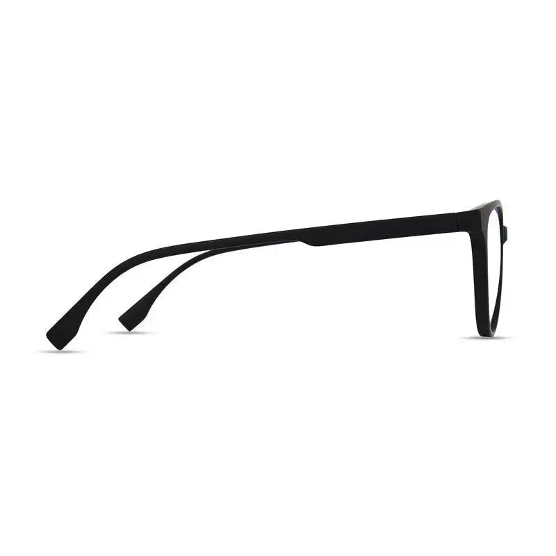 TruBlu | Black Medium Full Rim CATEYE Computer Glasses for Men & Women [Blue Block]